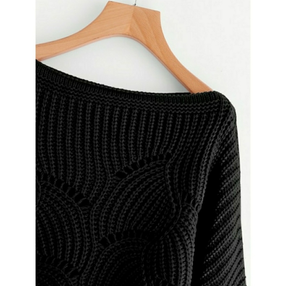 π₯FINAL SALEπ₯ | Sleeve Scalloped Sweater - Picture 3 of 8